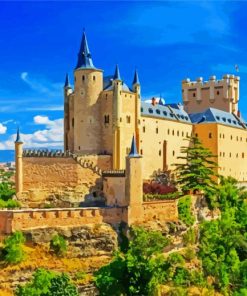 Spain Alcazar De Segovia paint by numbers