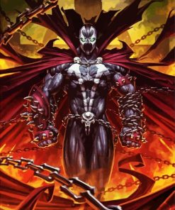 Spawn Comic Books Character paint by number