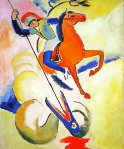 St George August Macke paint by number