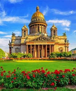 St Isaac Cathedral Russia paint by numbers