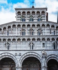 St Martin Cathedral Lucca paint by number