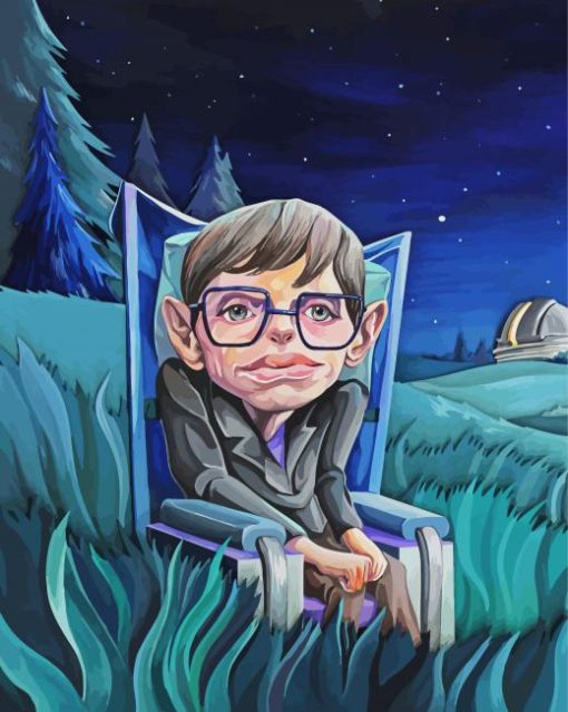 Stephen Hawking Art paint by numbers