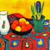 Still Life Hyacinths Carpet paint by number