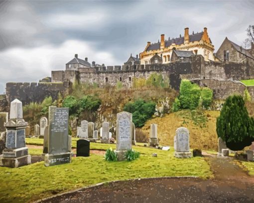 Stirling Castle paint by number