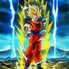 Super Saiyan paint by numbers