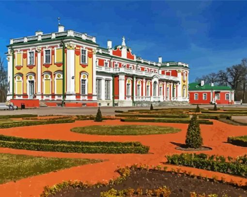 Estonia Kadriorg Palace paint by numbers