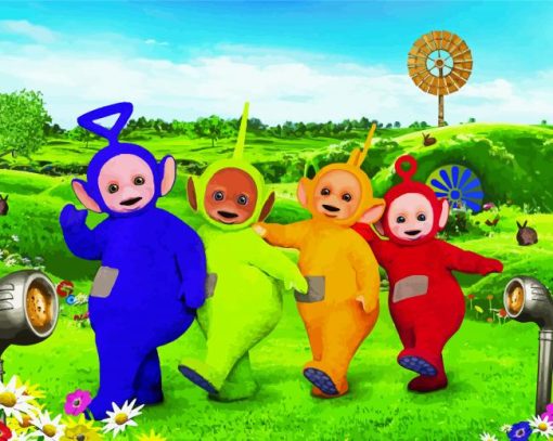 Teletubbies Babies paint by number