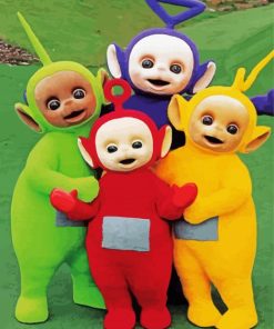 Teletubbies paint by number