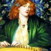 The Blue Bower By Rossetti paint by numbers