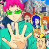 The Disastrous Life Of Saiki K Characters paint by numbers