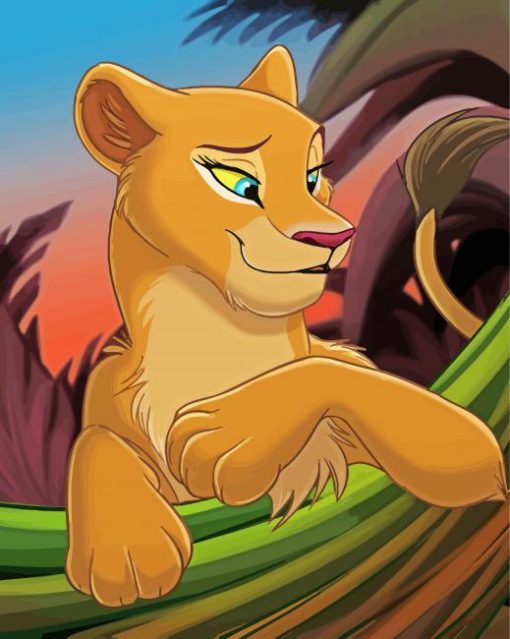 The Lion King Nala paint by numbers