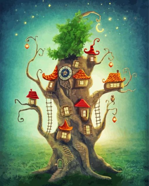 The Magical Tree House paint by number