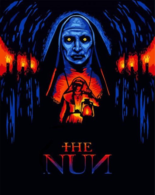 The Nun Movie paint by numbers