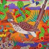 The Roadrunner Bird Art paint by numbers