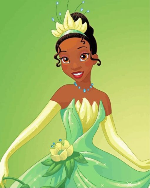 The Disney Princess And The Frog paint by number