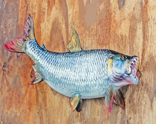 Tigerfish paint by number