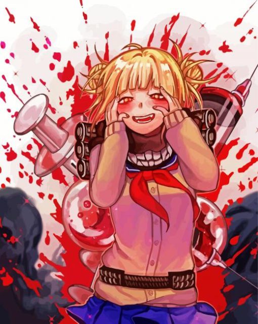 Toga My Hero Academia Anime paint by numbers