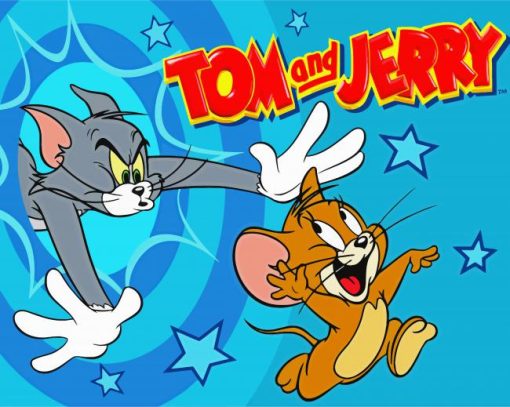 Tom And Jerry paint by number