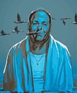 Tony Soprano paint by number