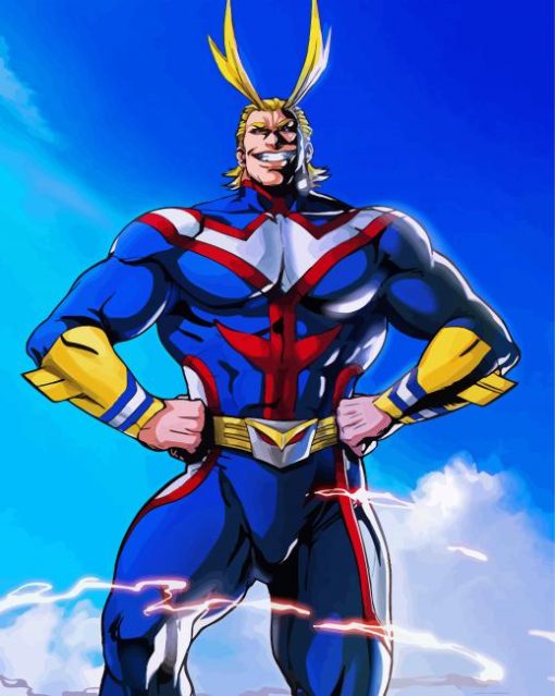 Toshinori Yagi All Might paint by number