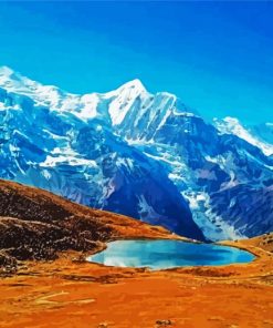 Trekking Pokhara Annapurna paint by numbers