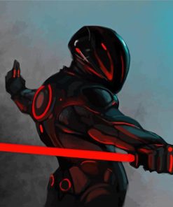 Tron Film Rinzler paint by number