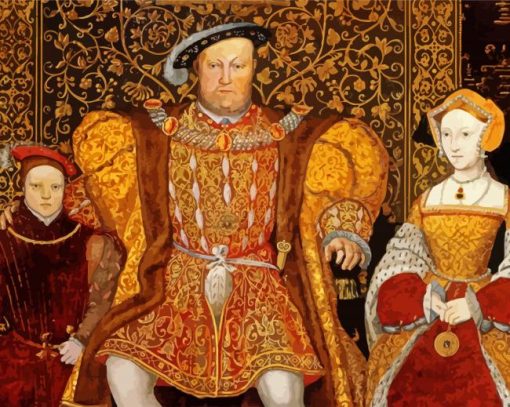 Tudor Family paint by number