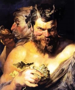 Two Satyrs By Rubens paint by numbers