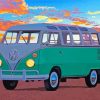 WW Camper Van paint by numbers