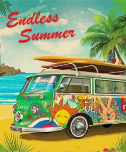 VW Endless Summer paint by numbers