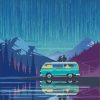 WW Westfalia Vanlife Illustration paint by numbers