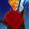 Vash The Stampede Trigun Anime paint by number