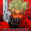 Vash The Stampede Trigun Manga Anime paint by number