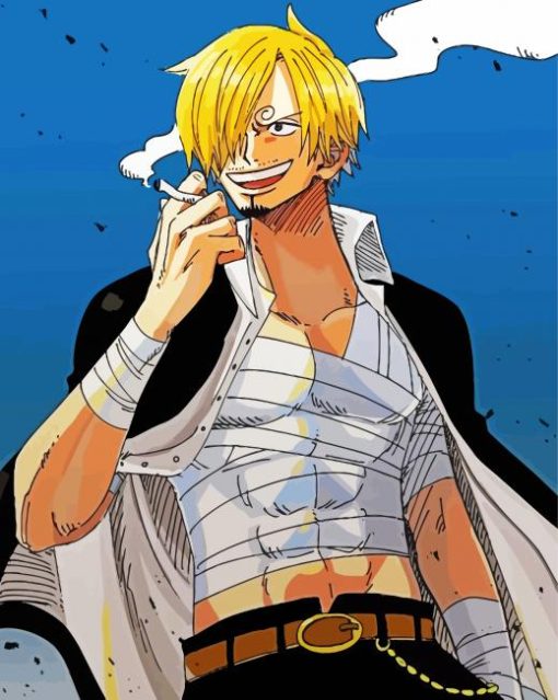 Vinsmoke Sanji Illustration paint by numbers