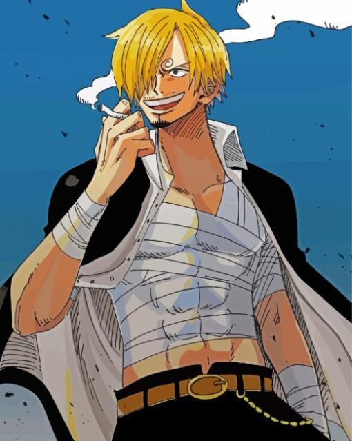 Vinsmoke Sanji paint by numbers