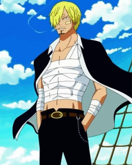 Vinsmoke Sanji paint by numbers