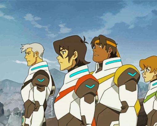 Voltron Legendary Defender Animation paint by number