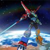 Voltron The Robot paint by number