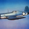 Vought F4u Corsair Aircraft paint by numbers