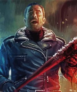 Walking Dead Negan Art paint by number