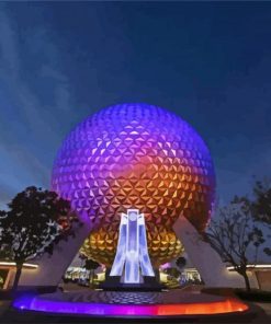 Walt Disney Epcot paint by number