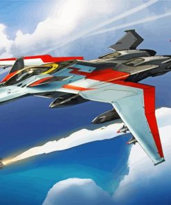 War Fighter Jet paint by number