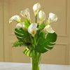 White Calla Lilies Bouquet paint by number