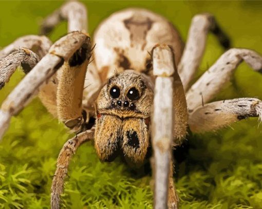 Wolf Spider paint by numbers