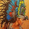 Xochiquetzal Girl paint by numbers