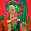 Xochiquetzal Lady paint by numbers