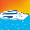 Yacht Illustration paint by numbers