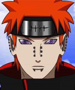 Yahiko Akatsuki paint by numbers