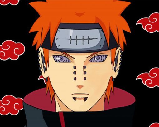 Yahiko Akatsuki paint by numbers