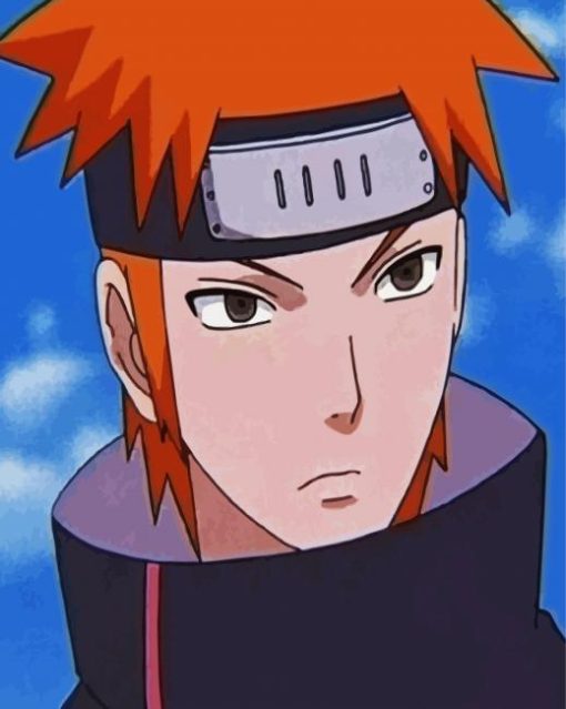 Yahiko Face paint by number